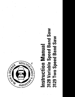Default 2 Diagram and Parts List for 3128-BDK Type 2 Black and Decker Band Saw